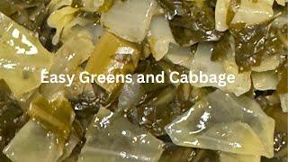 Easy Greens & Cabbage | Easy & Fast Thanksgiving Sides | #casouthernbelle
