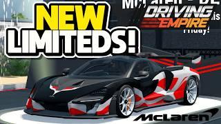 Driving Empire is Adding **ANOTHER MCLAREN** to the game! & 2 NEW LIMITEDS THIS FRIDAY!!