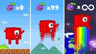 Finish the pattern? Number 1 has Space JUMP with 999 Seed Powerups | Game Animation