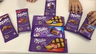 МИЛКА ЧЕЛЛЕНДЖ от Miss Arina Шоколад Милка Угадай вкус Шоколада MILKA CHALLENGE