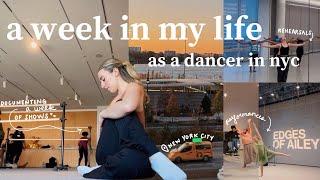 a week in my life as a dancer in new york city 🩰 documenting a week of shows