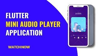 Flutter Mini Audio Player App | Flutter Tutorials | Codify Design ‍