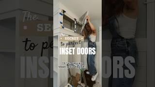 How to Build Inset Cabinet Doors | DIY Cabinetry Tips #cabinetdoors #woodworking #insetcabinetdoors