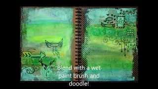 Art Journal Pages with Faber Castell Design Memory Craft® by Rita Barakat