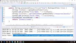 Import Excel File in Spring MVC and Spring Boot