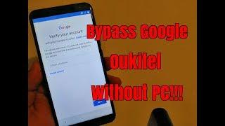 BOOM!!! OUKITEL K5000. Remove Google Account, Bypass FRP.