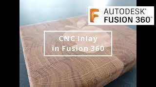 CNC Inlay in Fusion 360 | Autodesk - how to? | V-Carve Inlays | Deutsch