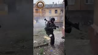 RPG MAYHEM - Chechens Launch RPG and RPO in Mariupol