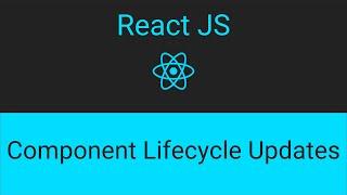Lesson 8 Lifecycle Updates