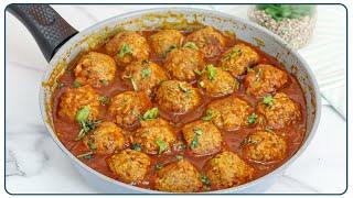 VERY TASTY AND EASY SOYBEAN MEATBALLS RECIPE! | Nandu Andrade