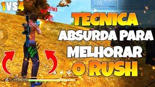 MELHORE 80% O SEU RUSH JOGANDO ASSIM!! FREE FIRE DICAS