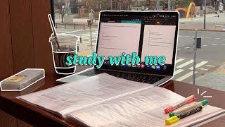 스타벅스에서 같이 공부해요 | Study With Me at Starbucks( background noise, real time)