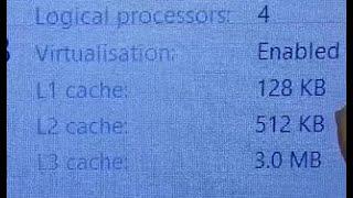 how to check processor cache memory in windows 10 laptop