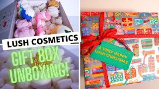 LUSH COSMETICS | A Very Happy LUSH Christmas | Lush Gift Box Unboxing
