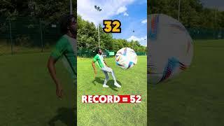 How Long Can Pro Footballer Juggle World's Biggest Football?