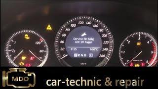 Mercedes w204 Service zurück stellen C-Klasse / Assyst reset