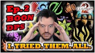 I Tried EVERY BOON DPS IN GUILD WARS 2 - Thoughts