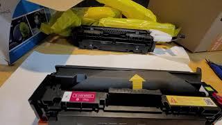 DIY/REVIEW: How to transfer chip on toner and replace HP Color Laser toner with True Image Toner – 1