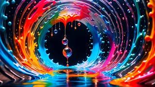 Into The Dream - Mesmerizing Ultra HD 4K Liquid Vibrant Art Screensaver No Sound, Copyright Free