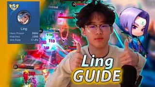 If you know those 5 things on Ling, then you are good Ling.  (Ling guide 2k games 77% winrate)