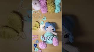 Posy Fairy crocheted and assembled  #crochet #posyfairy #crochetfairy #fairy