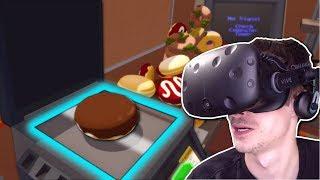 WORKER PHOTOCOPIES DONUTS & BECOMES RICH! - Job Simulator Gameplay - HTC Vive VR