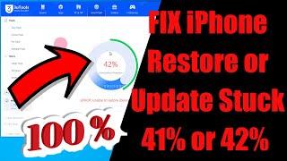 FIX All iPhone Restore or Update Stuck on 41% or 42%. #iPhoneErrorcode1101 #iPhoneStuck42%