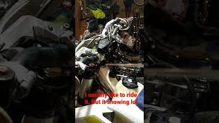 gotta dry it off!  letting your bike sit wet can cause rust. always dry it off!! #maintenance #husky