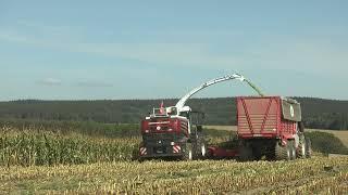 Rostselmash RSM F 2650 maize demo + Valtra T series + Lely loader wagon + NO music