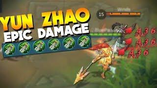 Yun Zhao MAXIMUM Physical Damage! Mobile Legends