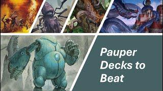 Top 5 Pauper Decks August 2024