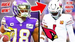 Did We Blow Our Playoff Chances?? MY REACTION To Arizona Cardinals Vs Minnesota Vikings Week 13