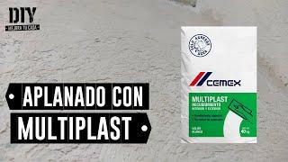 Cómo hacer un APLANADO con MULTIPLAST aplanado con TEXTURA | MEJORA TU CASA DIY