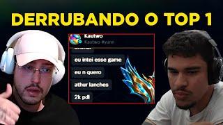 AYEL DISCUTE PESADO COM VIEWER, TOP 1 VITIMA DE GOLPE - LOL