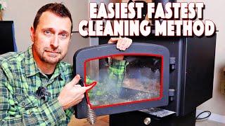 Easiest And Fastest Wood Stove Glass Cleaning Method!