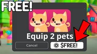 Get Adopt Me Pets Plus For Free! How To Equip 2 Pets