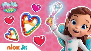 Heart-Shaped Rainbow Pretzel Valentine’s Day Recipe | Butterbean’s Café | Nick Jr.