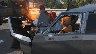 Seatbelt vs. No Seatbelt Crash Test Dummy 3 | BeamNG.drive