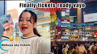 Shibuya sky tower ko tickets kinera ready  gariyo haita #shibuyasky  #studentlifeinjapan