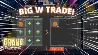 [GPO] BIGGEST W TRADE EVER...