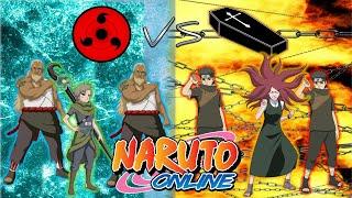 Naruto Online || 3rd Raikage & Edo Yagura BT vs Triple Shisui & Kushina - GNW Training Dummies!