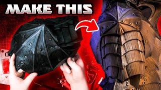 Making the Berserk Armor Pauldrons In Leather