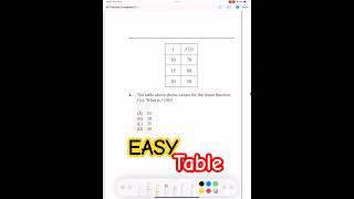 SAT Math Table Question That Tricks Everyone (Don’t Miss This!)