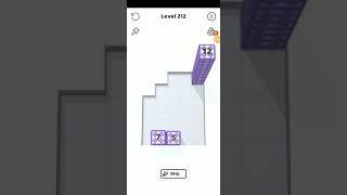 Stack Blocks 3D Level 212 walkthrough