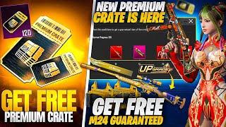 New Premium Crate Is Here | Get Free Pharaoh M24 Upgradable Skin | Free Premium Crates |PUBGM