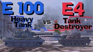 WOT Blitz Face Off || E 100 vs T110E4 || Update 10.0