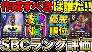 現時点3月6日作成すべきはどれだ！最新SBCランク評価を紹介！！【FC25】