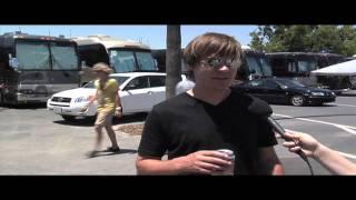 Relient K backstage at Warped Tour