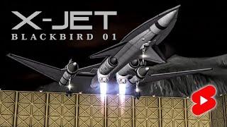 Kerbal Space Program. X-JET BLACKBIRD 01: X-Men Hypersonic VTOL Aircraft