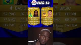 Reacting to Ronaldinho vs Xavi in Every FIFA!️#fifa #reaction #memes #ronaldinho #react #meme #xavi